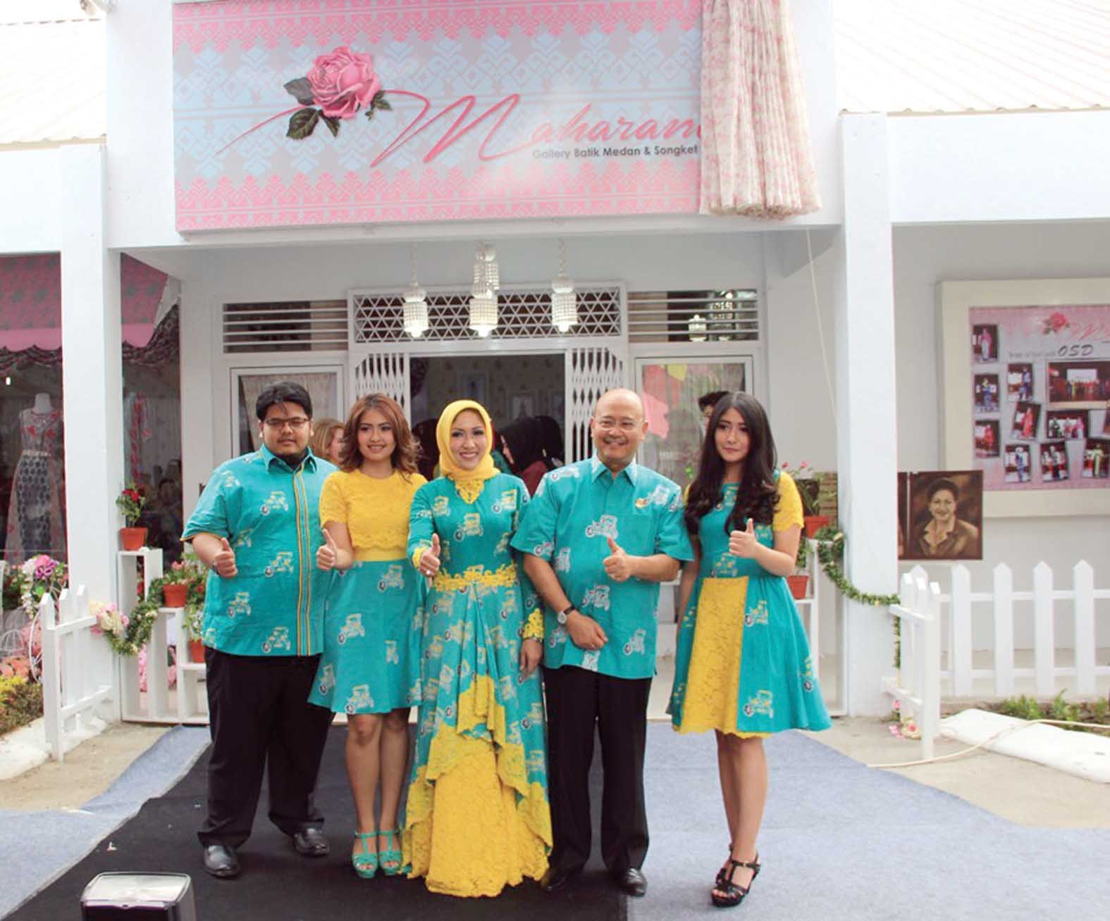 Hj Rita Maharani Ajak Warga Pakai Batik Medan & Songket Deli