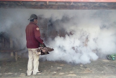 Dinkes Tanjungbalai Lakukan Fogging Penyebaran Virus DBD