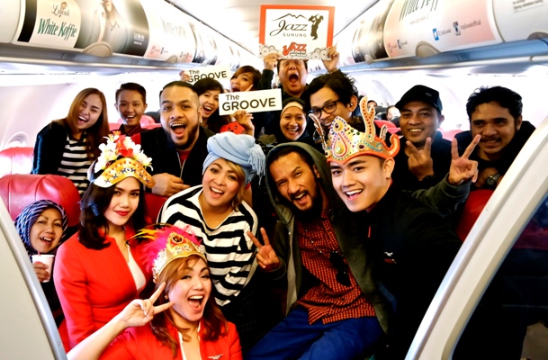 AirAsia Hadirkan Konser Jazz di Udara Bersama The Groove