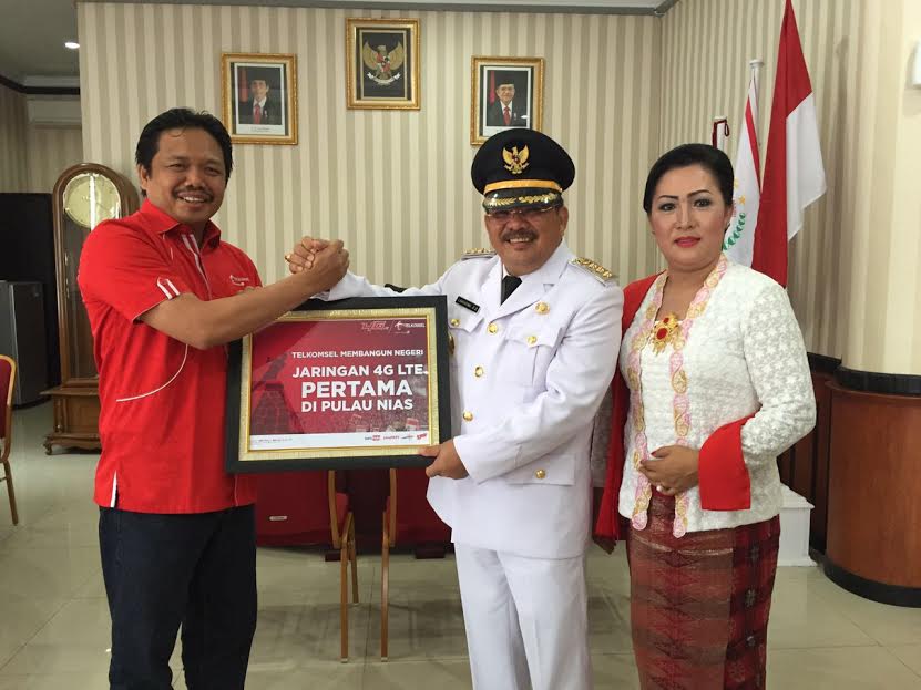 Telkomsel Lebarkan Layanan Internet 4G Hingga ke Pulau Nias Sumut
