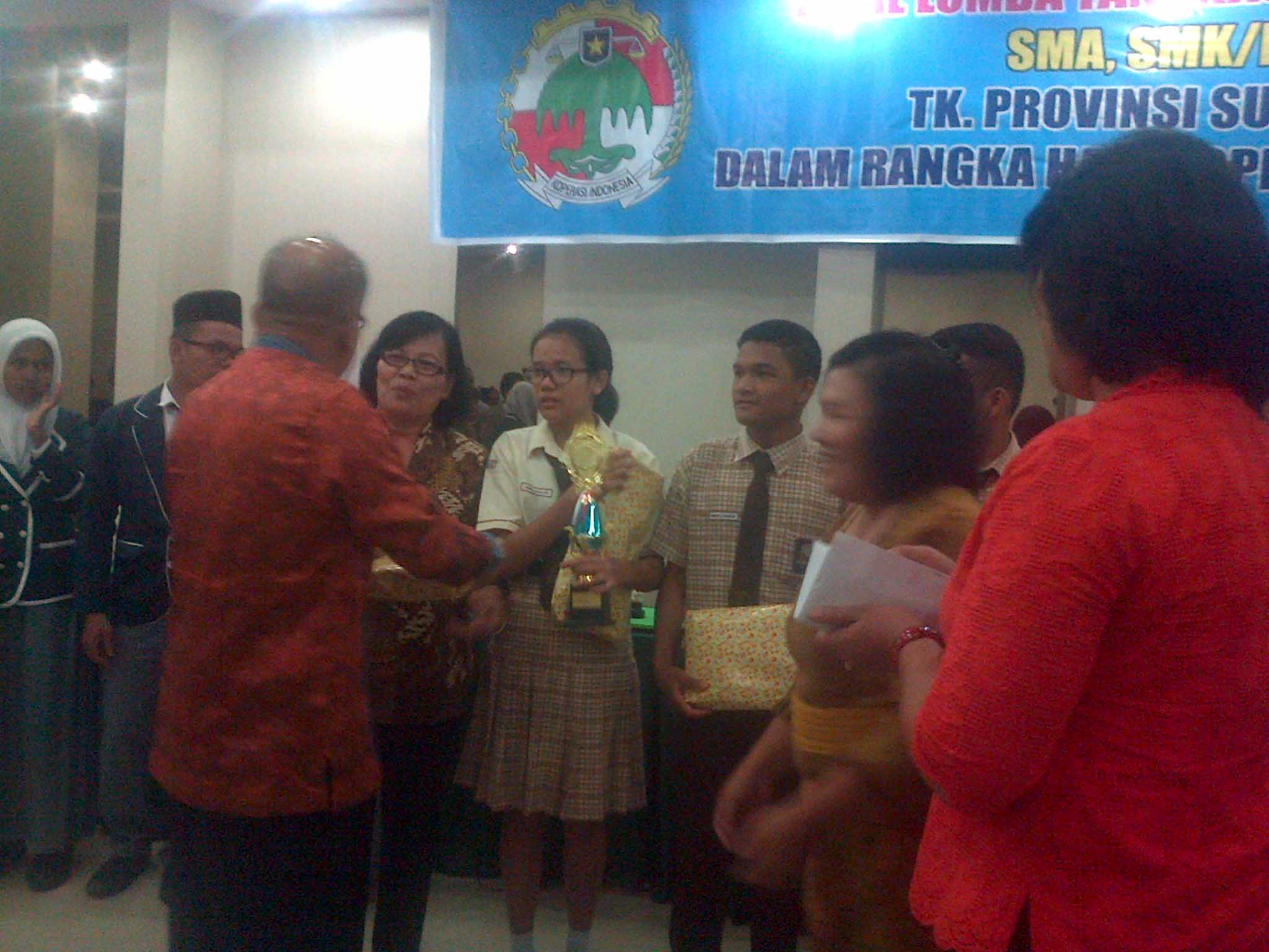 SMAN 1 Tanjungbalai Raih Juara Satu Cerdas Tangkas Harkop ke-69