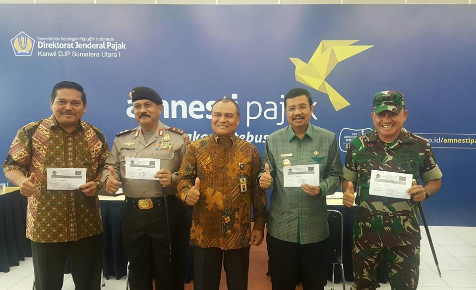 Gubsu Himbau Pengusaha Manfaatkan Amnesti Pajak, Uang Tebusan Tembus Rp3,5 Trilun, Indonesia Teratas di Dunia