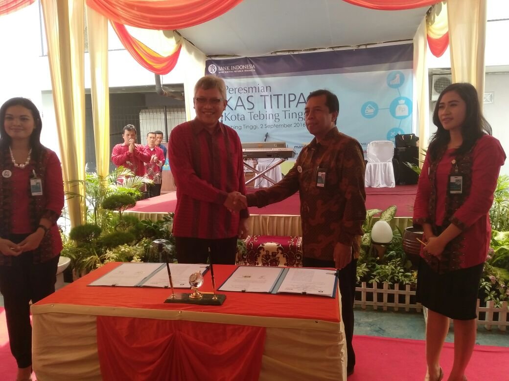 Galakkan Clean Money Policy, BI Sumut Resmikan Kas Titipan Di Tebing Tinggi