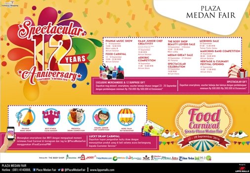 PLAZA MEDAN FAIR HADIRKAN  SPECTACULAR ANNIVERSARY