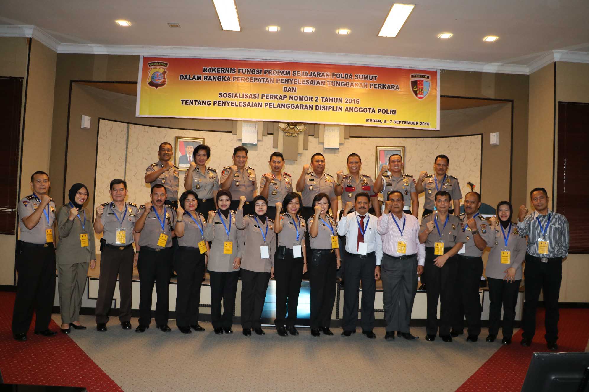 Rakernis Fungsi Propam dan Sosialisasi Perkap No.2/2016