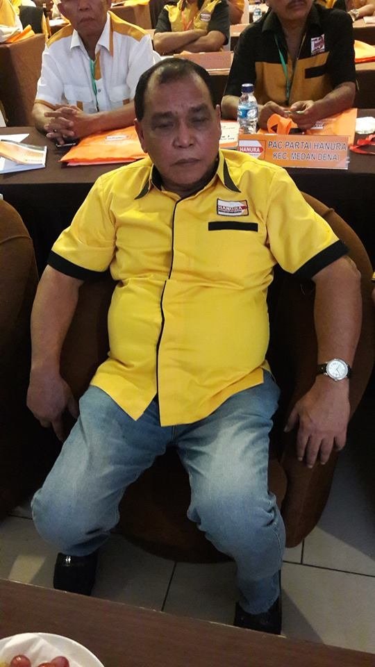 Bangkit Sitepu Pimpin Hanura Medan
