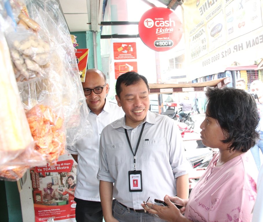 Telkomsel Sumbagut Lakukan Uji Coba Penyaluran Non-Tunai Melalui TCASH