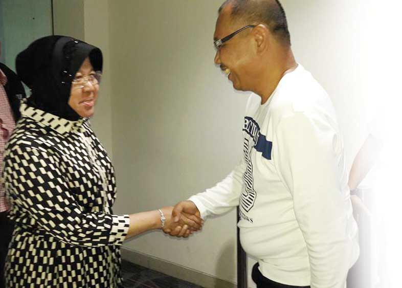 Risma Diharap Beri Motivasi Kepada Calon Walikota Wesly Silalahi dan Sailanto