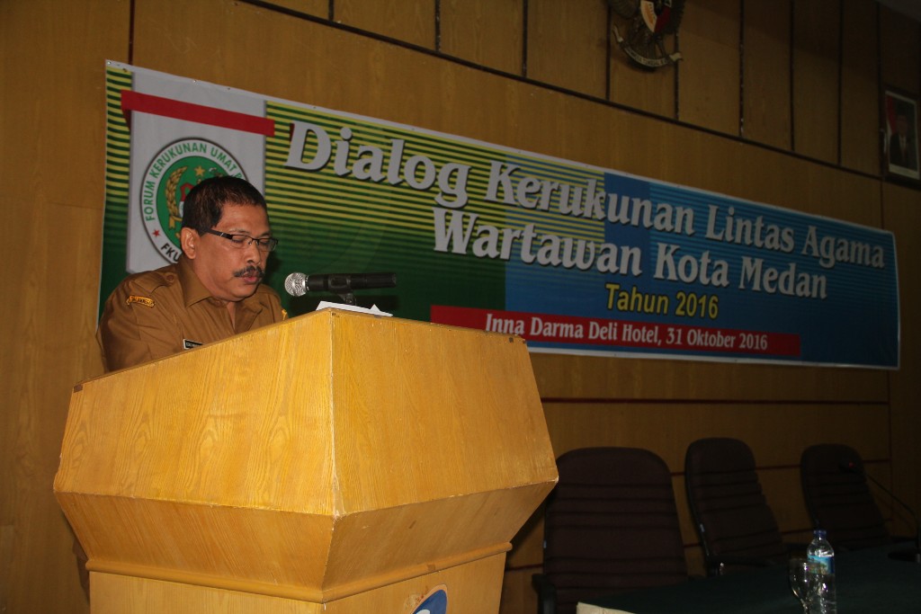 Walikota Medan Buka Dialog Kerukunan Lintas Agama Wartawan Medan