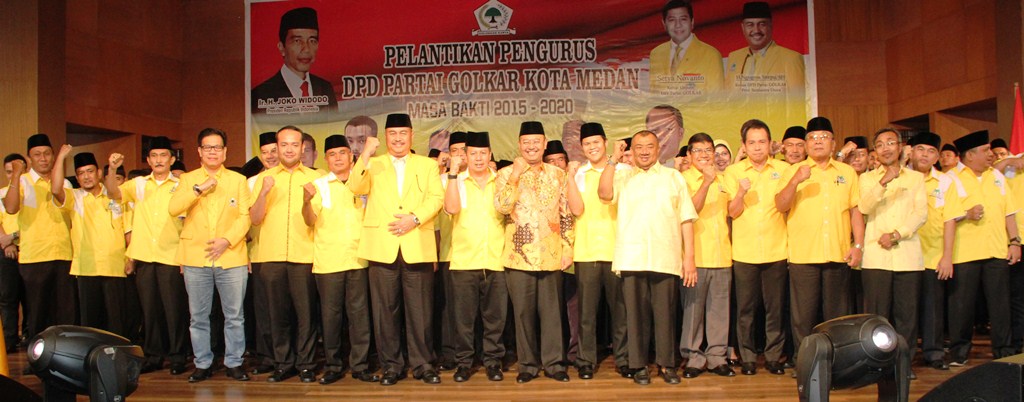 DPD Golkar Medan Siap Menangkan Pemilu 2019, HM Syaf Lubis Kembali Memimpin