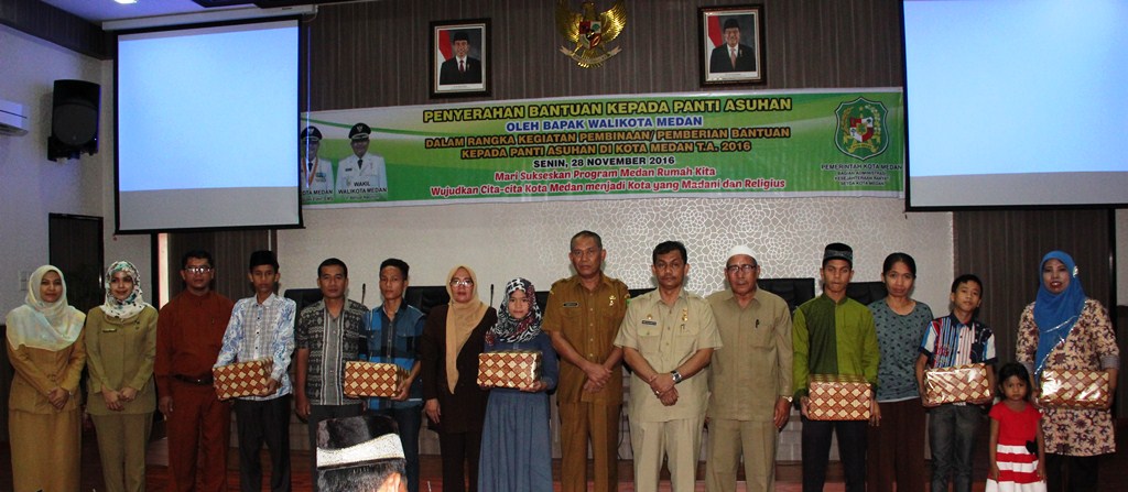 Pemko Medan Beri  Bantuan 42 Panti Asuhan