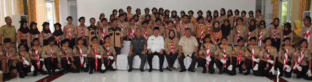 Wali Kota Lepas 100 Pramuka Ikuti Malaysia Scouts Jambore