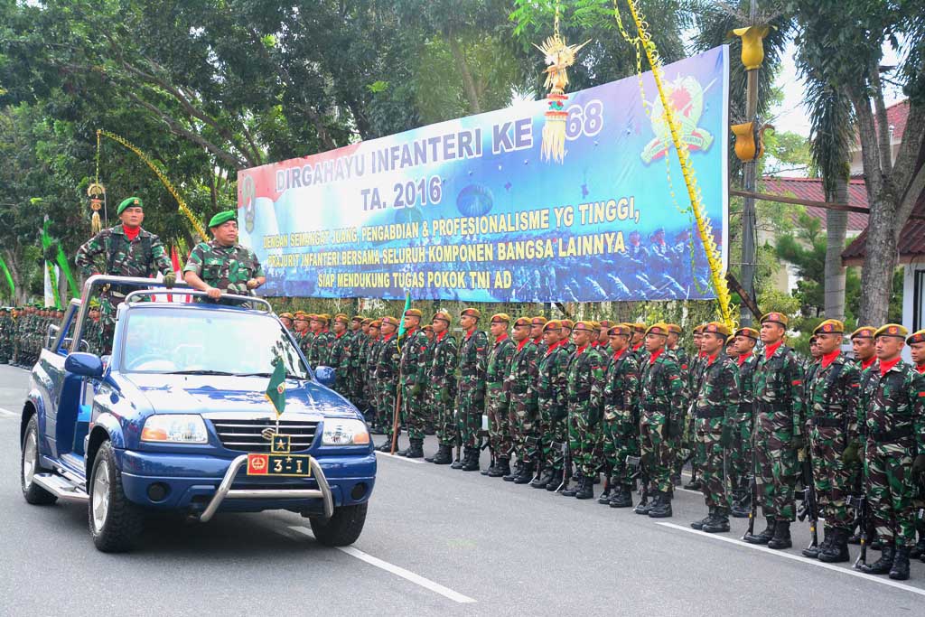HUT INFANTERI Ke 68 â€œ SEMANGAT JUANG TANPA AKHIRâ€
