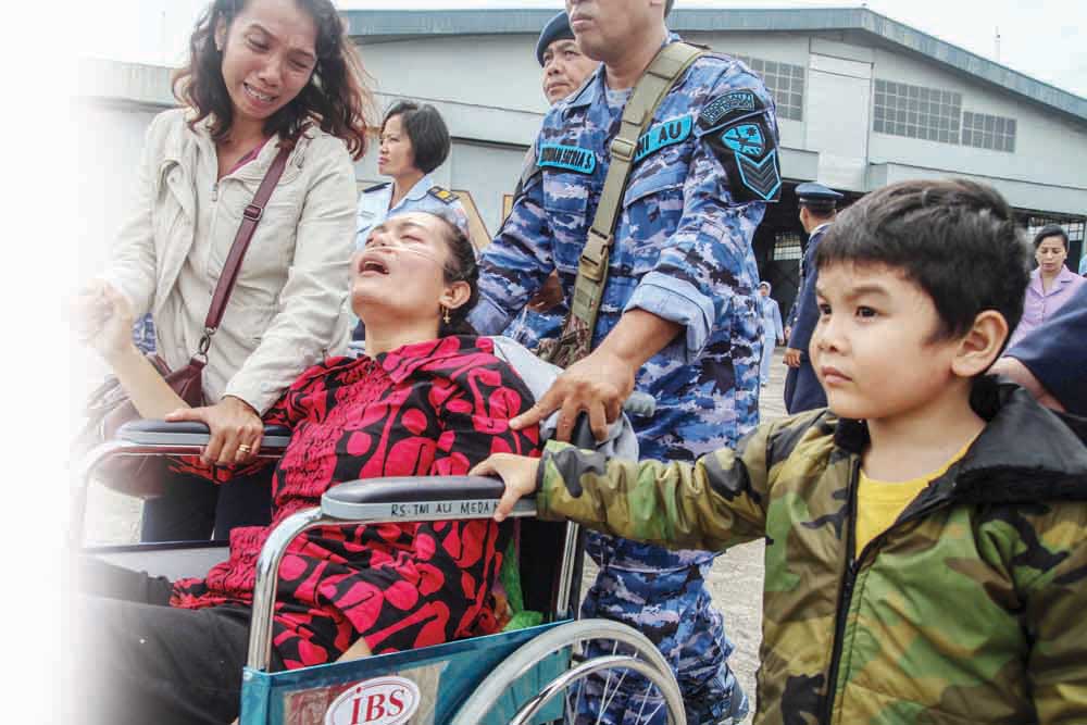 Keluarga Histeris, Korban Hercules Tiba di Medan