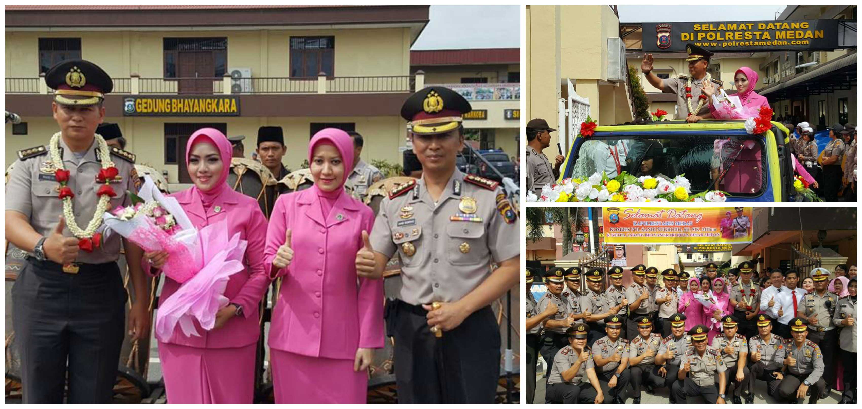 Gordang Sambilan dan Pedang Pora Warnai Pisah sambut Kapolrestabes Medan