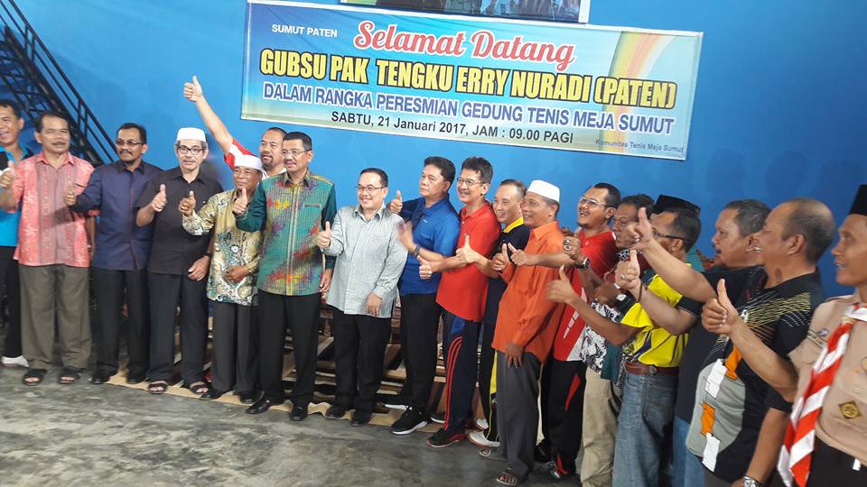 Gubsu Unjuk Kebolehan Main Tenis Meja