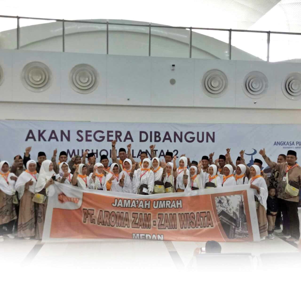 Sahabat Perjalanan Ibadah, PT Aroma Zam Zam Wisata Berangkatkan Jemaah Umroh