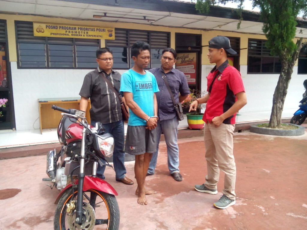 Pencuri Sepmor BM 3072 OP Diringkus Polres Asahan