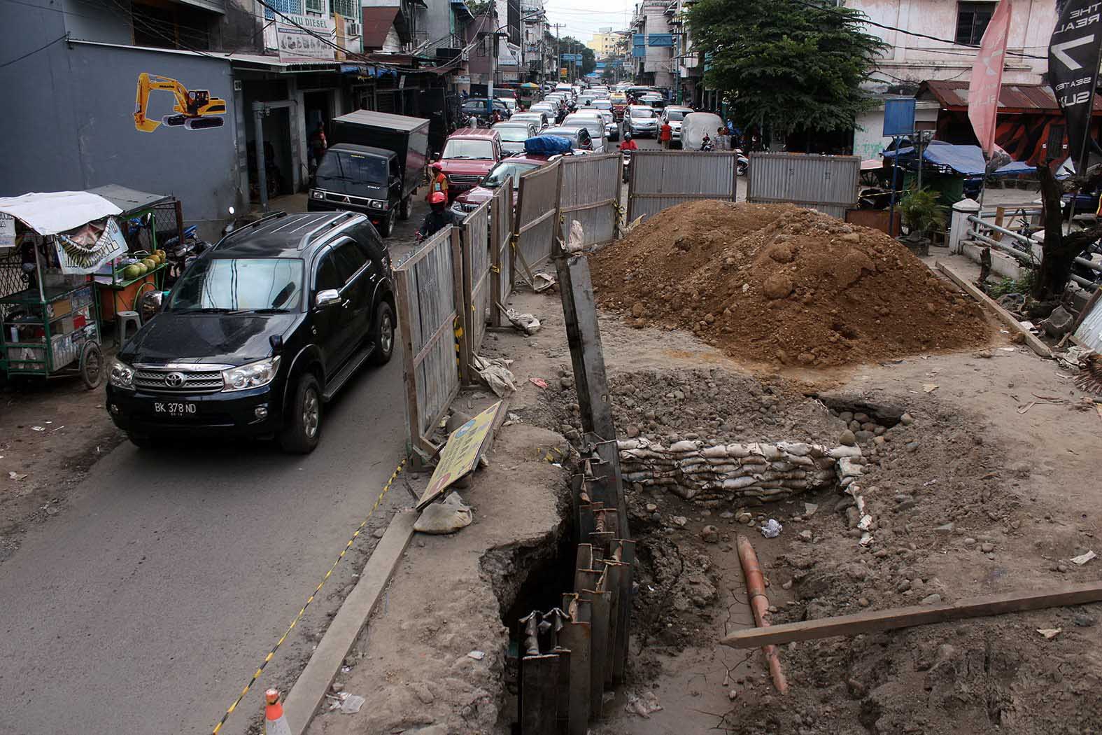 Banyak Proyek Drainase di Medan Bermasalah