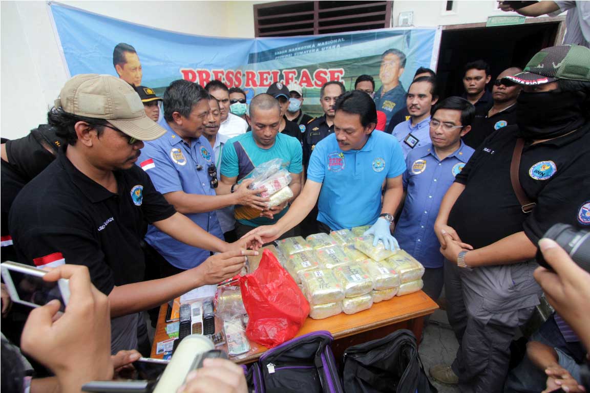 Pasca Tertembaknya Bandar Sabu, BNN Tetapkan 32 Kg Sabu Diamankan