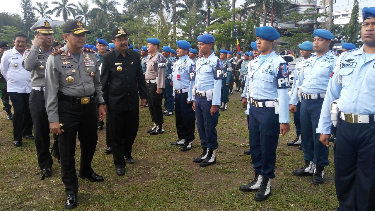 Gubsu Pimpin Apel Pasukan Operasi Simpatik Toba 2017