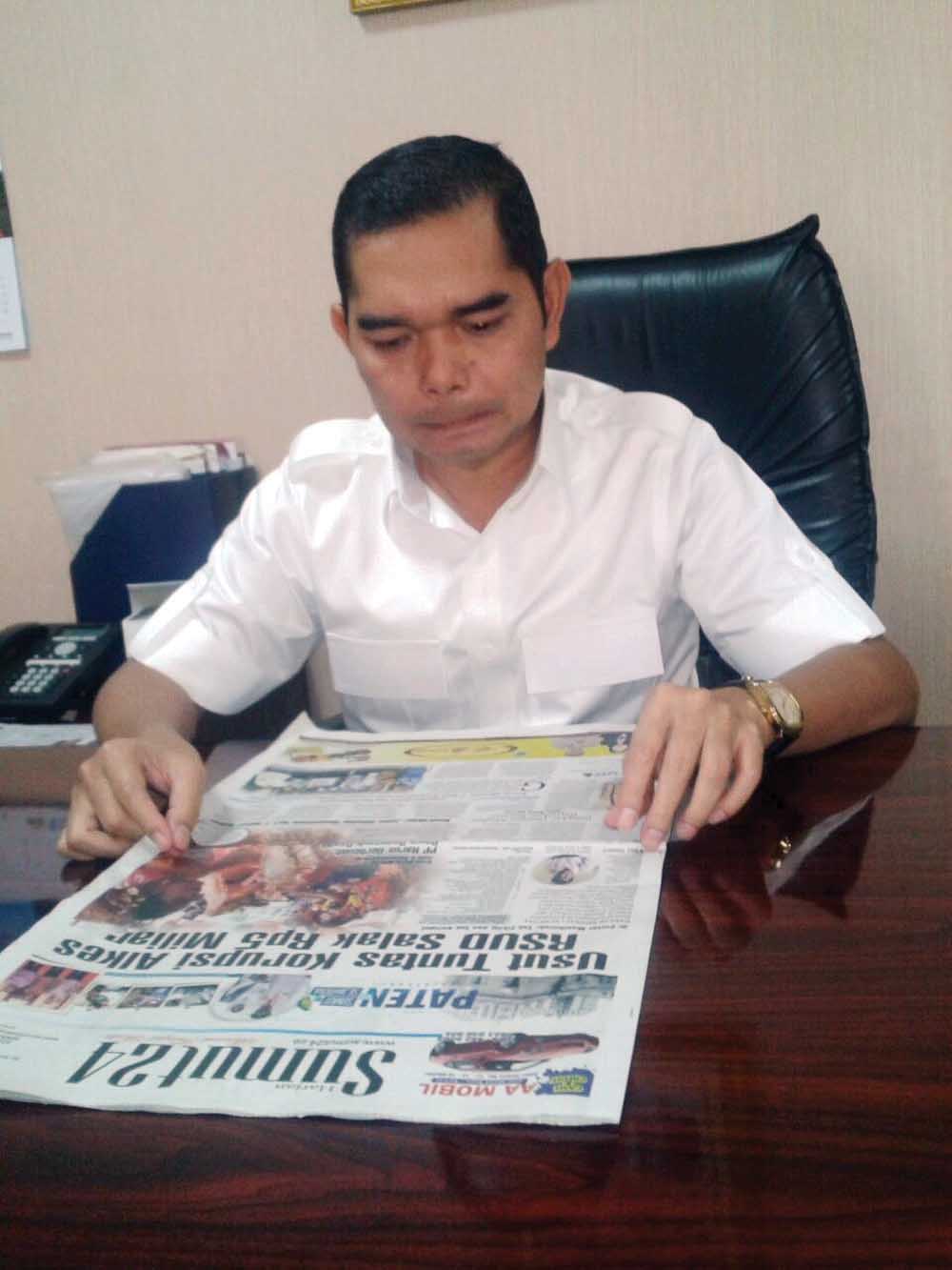 H Ihwan Ritonga: Harian Sumut24 Bagian Pembangunan Kota Medan