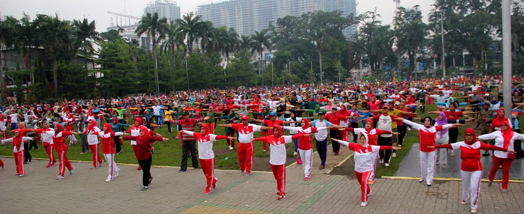 Persekutuan Pengakap Malaysia Negeri Selangor Ikut Meriahkan CFD & Senam Jantung