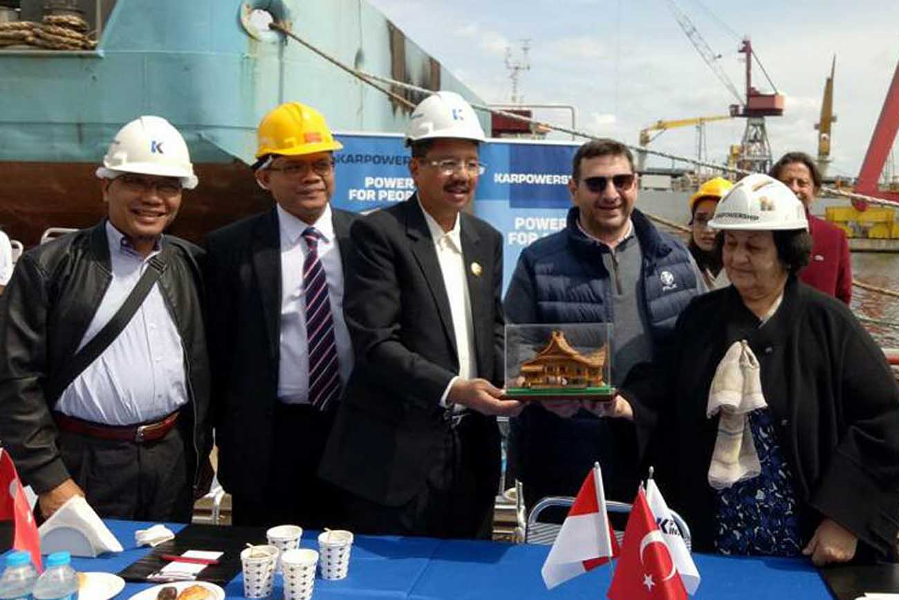 Erry Lepas Kapal Listrik Dari Turki Menuju Belawan