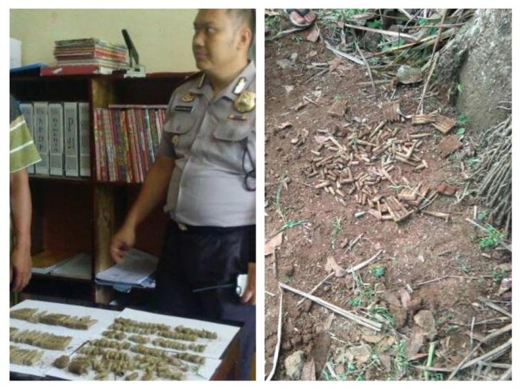 Warga Binjai Temukan 205 Butir Amunisi di Belakang Rumah