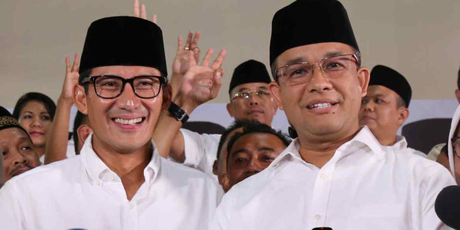 Quick Count Sejumlah Lembaga Survei, Anies-Sandi Menang