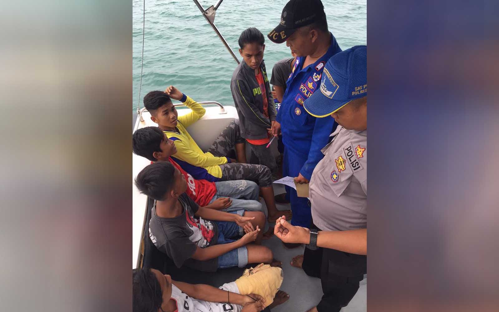 Dit Pol Air Poldasu Amankan Kapal KM Nelayan Jaya IV Pekerjakan ABK Dibawah Umur