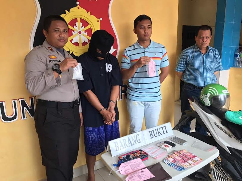 Lewat Aplikasi Polisi Kita,  Polsek Helvetia Amankan Pengemudi Go-jek