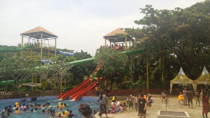 Pantai Cermin Theme Park Wisata Liburan Sekolah