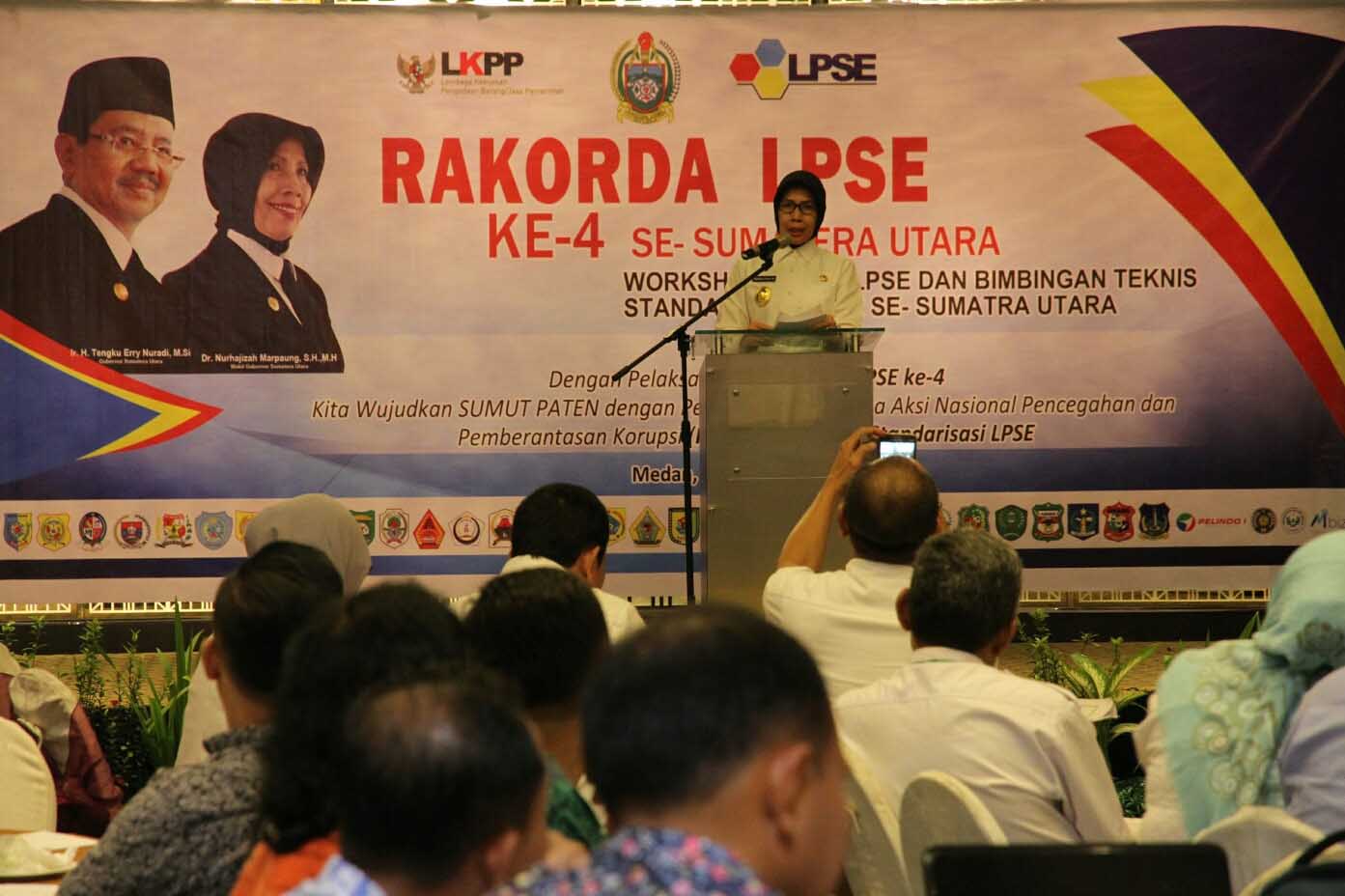 Rakor LPSE ke-4 Provsu Harus Mampu Wujudkan SUMUT PATEN