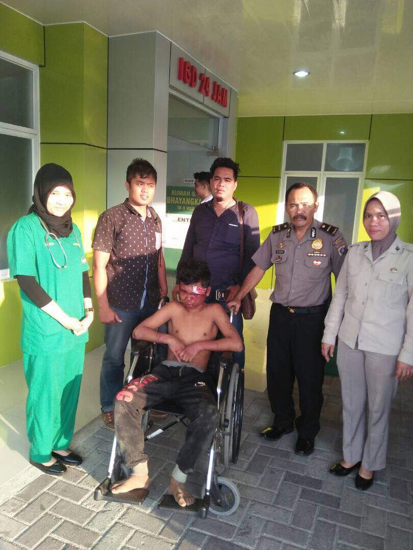 Bersama Masyrakat Polsek Delta Amankan Pelaku Curanmor