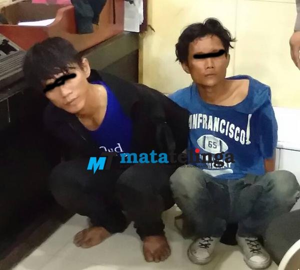 Jambret Ketiban Sial Ditabrak Angkot dan Dimassa