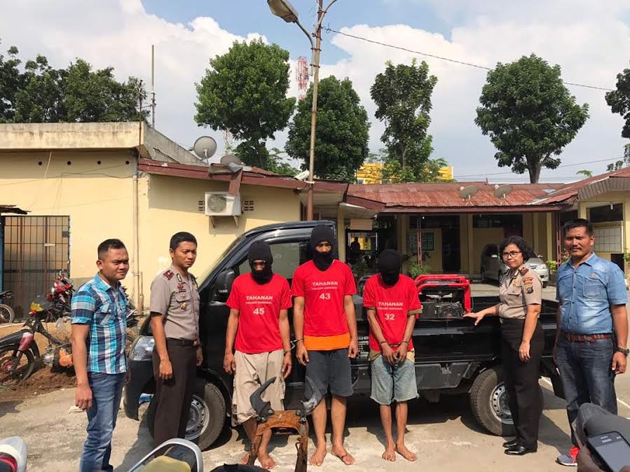 Polsek Sunggal Ringkus 3 Kawanan Pencuri Mobil