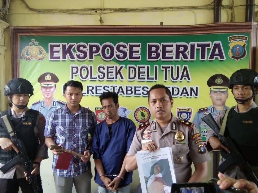 Butuh Dua Jam, Polsek Delitua Tangkap Pembunuh Morina