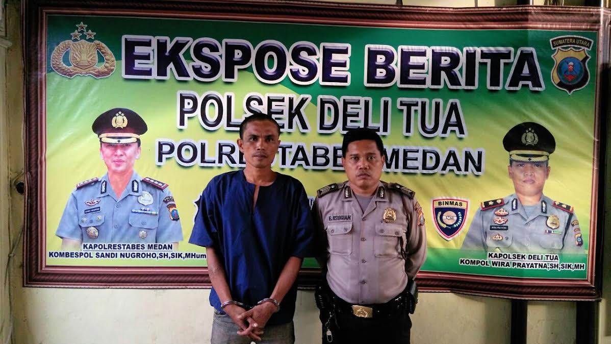 Gelapkan Sepedamotor, Roni Diringkus Polsek Delitua