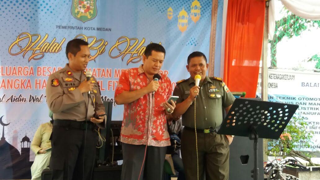 Rayakan Hari Jadi Kota Medan Muspika Medan Johor Halal Bihalal