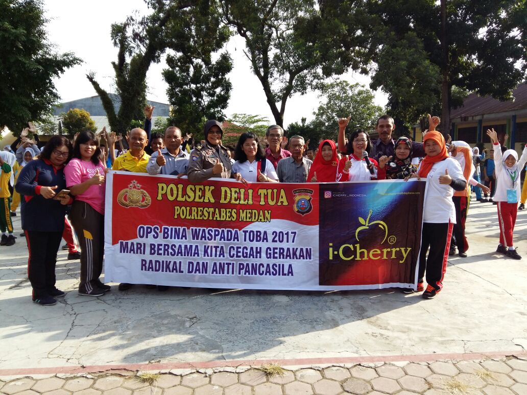 530 Siswa SMPN 28 Ikuti Giat Binluh Ops Bina Wasapada Toba 2017 Polsek Delitua