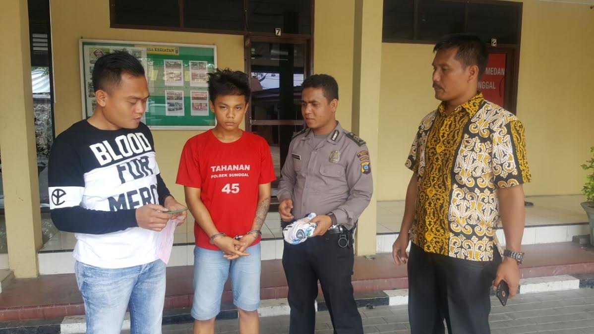 Polsek Sunggal Ringkus Bandit Kambuhan