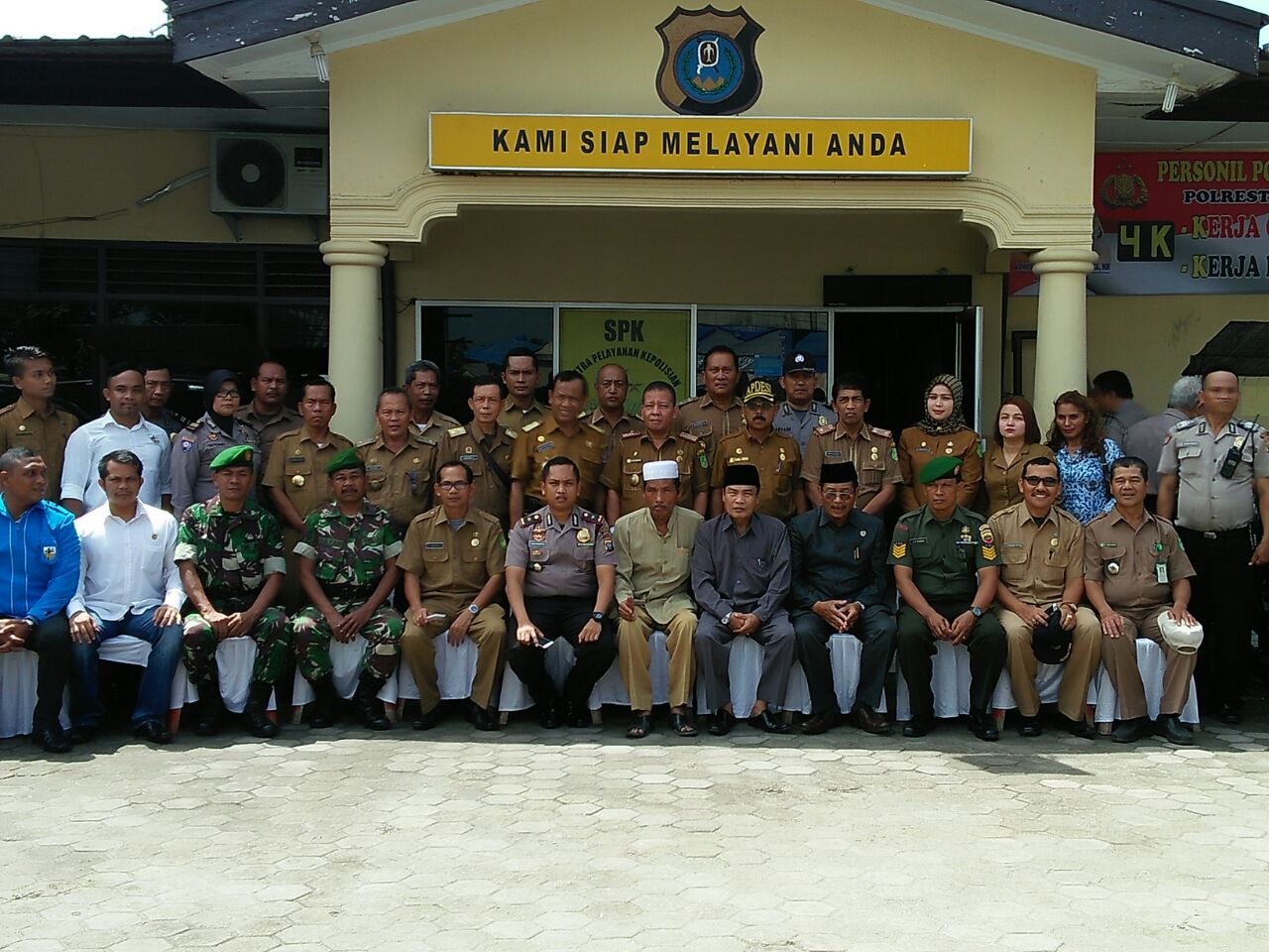 Sukseskan Ops Bina Waspada Toba 2017, Polsek Delta dan Muspika Plus Rapat Koordinasi