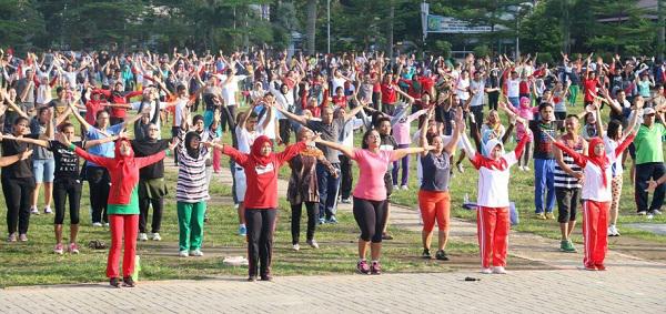 Antusiame Masyarakat Ikut CFD & Senam Jantung Sehat Semakin tinggi