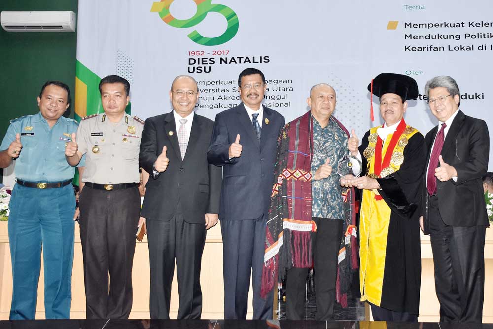 Erry Nuradi Bangga Peringkat USU Naik Dari 38 Jadi 19