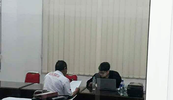 Ok Arya Diperiksa di Gedung Ditreskrimsus Poldasu