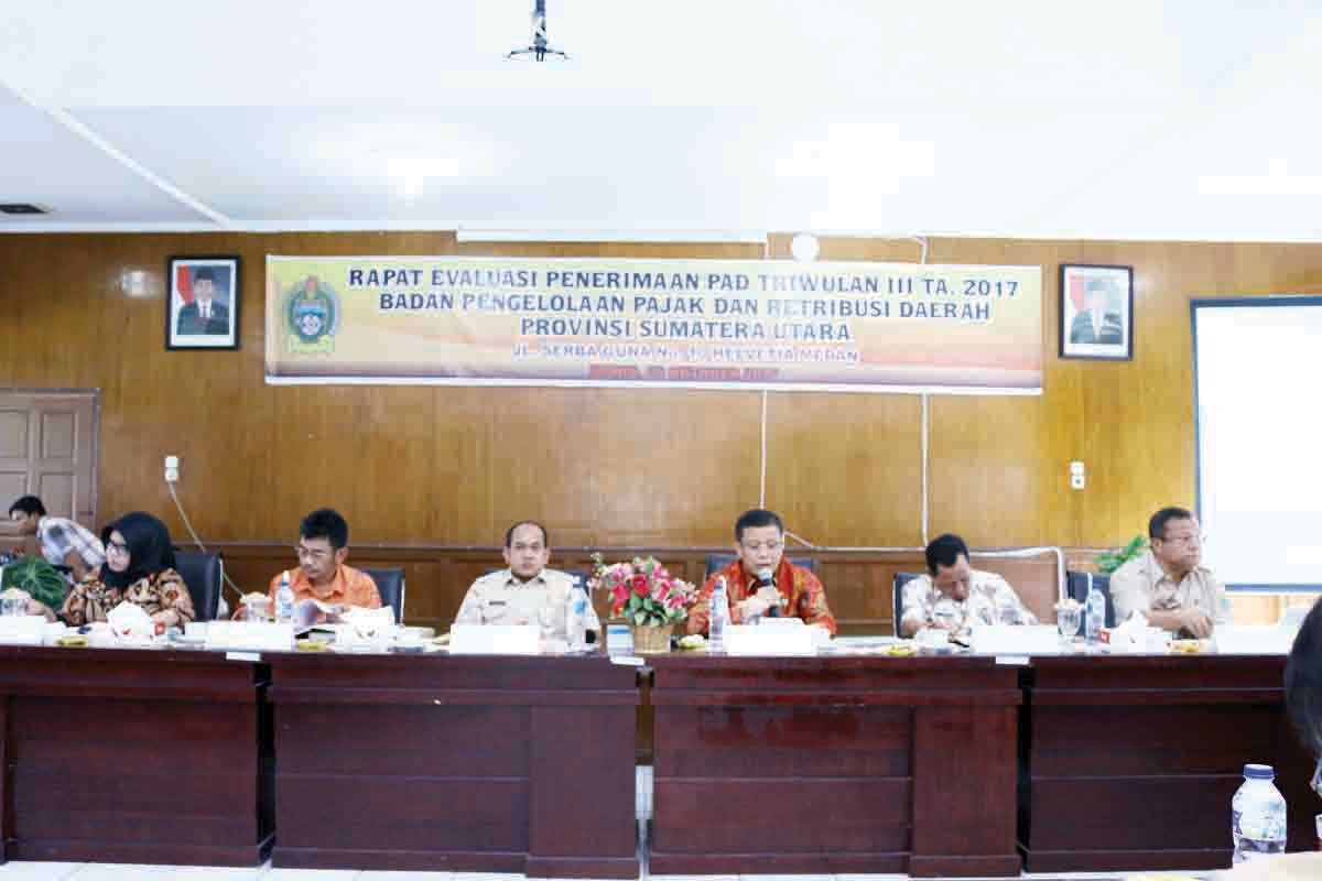 PAD Sumut Over Target Triwulan ke III ,   Sarmadan: Optimis Sensus Kendaraan Bermotor Bisa Optimal