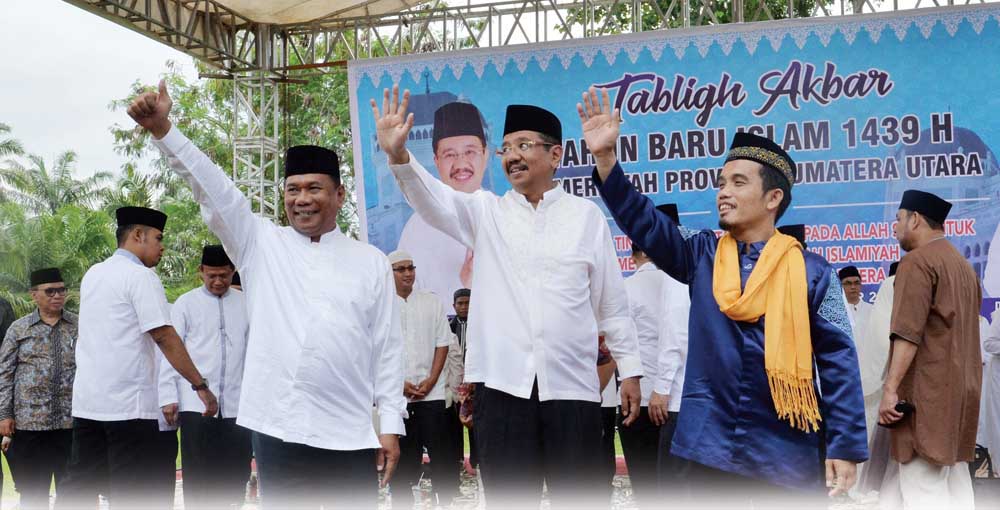 15.000 Warga Hadiri Tabligh Akbar Pemprovsu Bersama Ustad Maulana