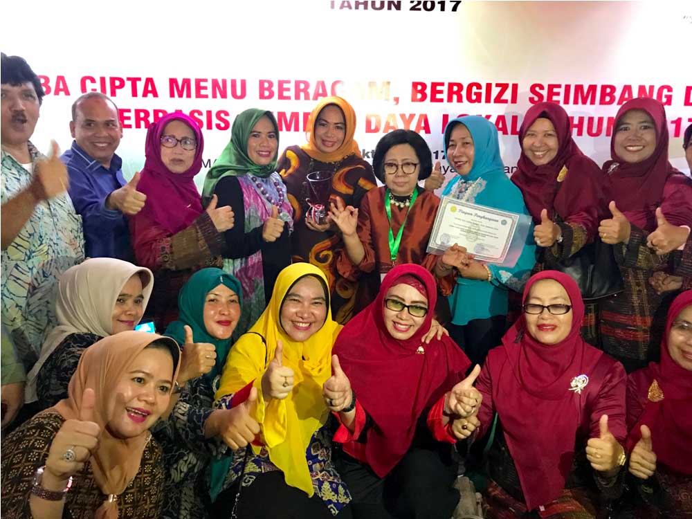 Sumut Raih Juara 1 Favorit Lomba Cipta Menu Hari Pangan Sedunia