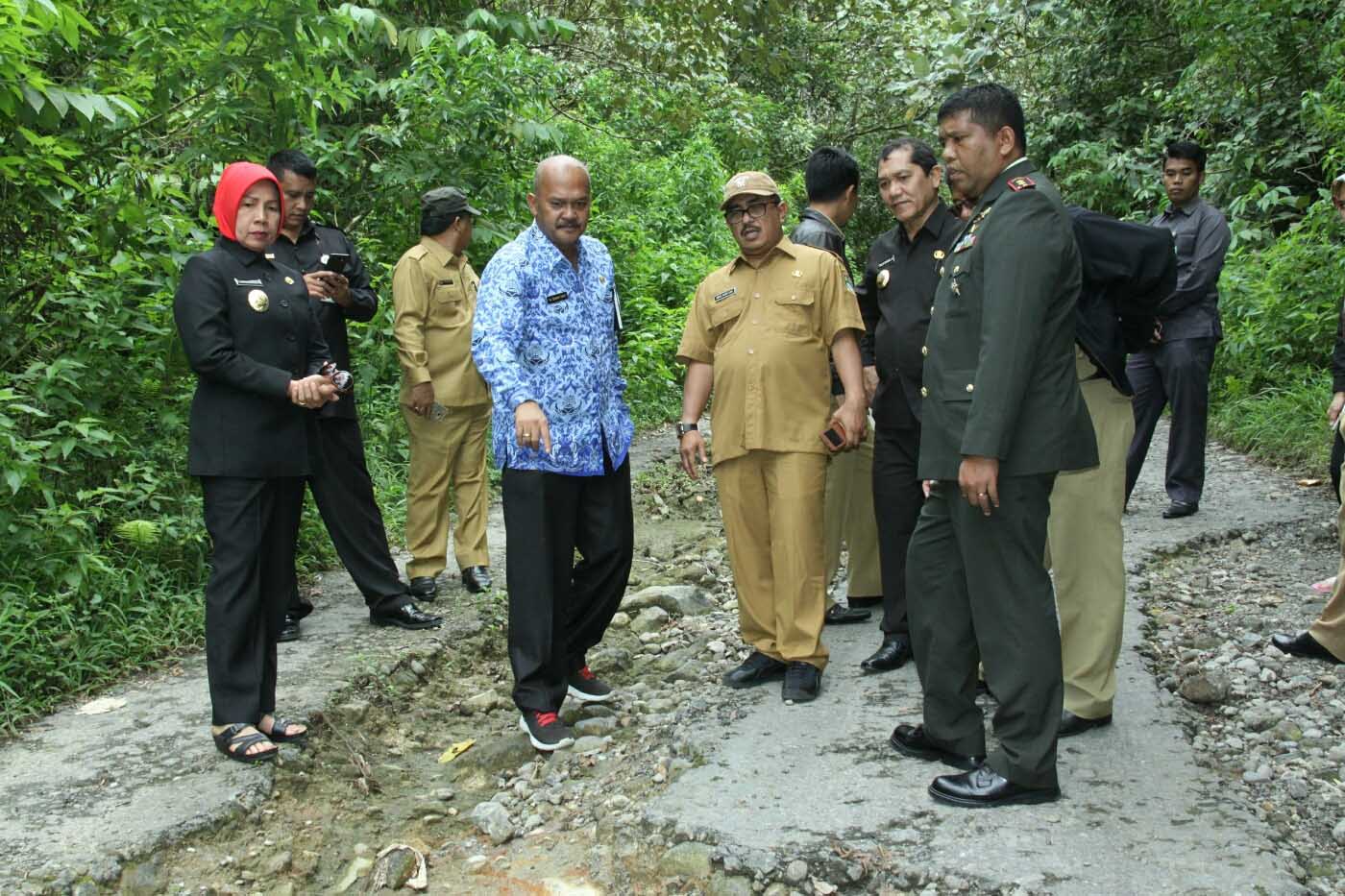 Wagubsu Tinjau Jalan Taman Nasional Gunung Lauser